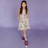 Mightly Girls Fair Trade Organic Cotton Sleeveless Twirl Dress, Botanical Floral - 2 of 4
