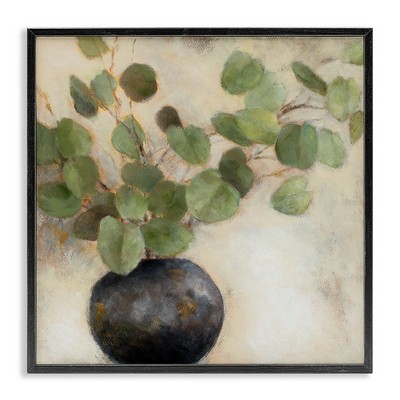 Stupell Industries Green Potted Eucalyptus Leaves, 12" x 12"