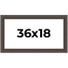 PosterPalooza | Panoramic Museum Brown Picture Frame - UV Acrylic, Foam Board Backing, Hanging Hardware - 2 of 4