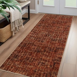 Coolmee Machine Washable Area Rugs Large Area Rugs, Modern Abstract Printed Carpet with Non-Slip Backing Carpet for Bedroom, Office - 1 of 4