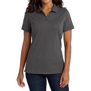 Mafoose Women's Soft EZCotton Short Sleeve Shrink, Wrinkle Polo Shirt - 1 of 4