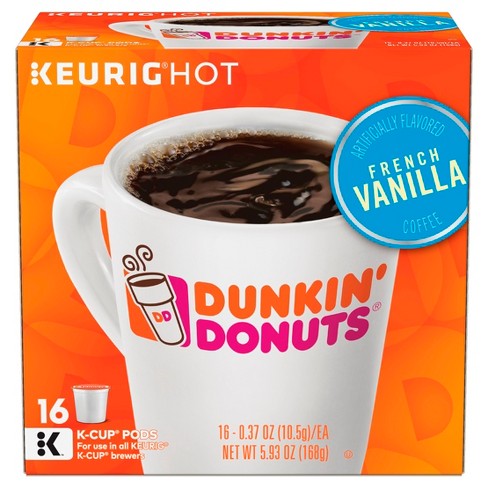Dunkin Donuts French Vanilla Medium Roast Coffee Keurig K Cup