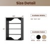 APRILSOUL Shelf Short Tower Closet, Modular Closet System, Wall Mounted Wardrobe Organizer with Shelf for Bedroom or Walk-in Closet - 2 of 4