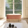 NicBex Rectangular Velvet Storage Ottoman Bench,Upholstered Storage Ottoman with Wood Legs,Modern Storage Bench for Living Room,Bedroom - 2 of 4