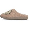 Floopi Women's Smiley Face Fur Lined Clog Slipper - 3 of 4