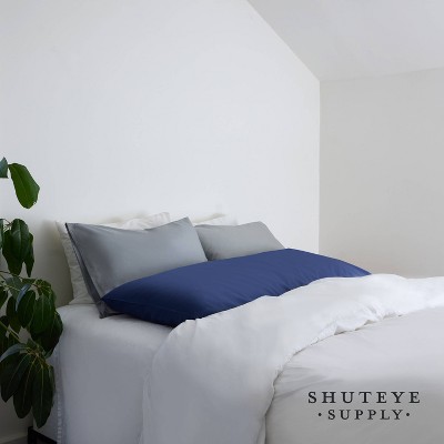 Hale Blue Cotton Standard/Queen Percale Pillowcase Set