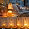 FAAYFIAN Adjustable Candle Warmer Lamp with Timer,Wood Base Metal Shade,Birthday Gifts for Women Mom - 3 of 4