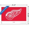 Trends International NHL Detroit Red Wings - Logo 21 Framed Wall Poster Prints - 3 of 4