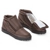 Collections Etc Water Resistant Fleece Insulated Snow Boots with Flip-Out Ice Grippers and Skid-Resistant Soles - 2 of 4
