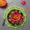 Halloween Spiderweb Charger Placemat Green - Hyde and EEK! Boutique™: Novelty Shape, Polyester, Spot Clean, 15" - 2 of 3