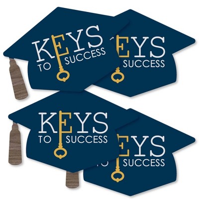 Big Dot of Happiness Grad Keys to Success - Graduation Decorations DIY Party Essentials - Set of 20