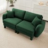 GDFStudio Serena Modern 78'' Boucle Uphostered Sectional Loveseat with Thick Cushions - 2 of 4
