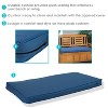 Sunnydaze Indoor/Outdoor Weather-Resistant Olefin Replacement Bench or Patio Swing Seat Cushion - 41" x 18" - 2 of 4