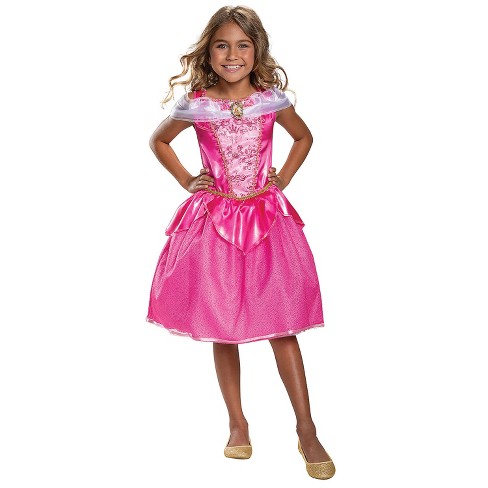 Princess Aurora Sleeping Beauty Size Small 4-6 Girls Costume and Acces