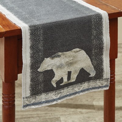 Park Designs Into The Woods Bear Table Runner 13" X 54"