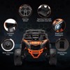 Kids Ride On Car, Licensed Can-Am 12V Ride On UTV w/Dual Motors, Remote Control & All-Terrain Tires - 2 of 4