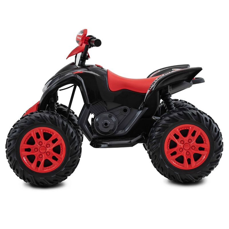 Rollplay 12V Powersport ATV Max Powered Ride-On - Black/Red, 4 of 10