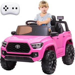 Officially Licensed Toyota Tacoma 12V Kids Ride-On Truck, Battery Powered Electric Car with Remote Control - 1 of 4