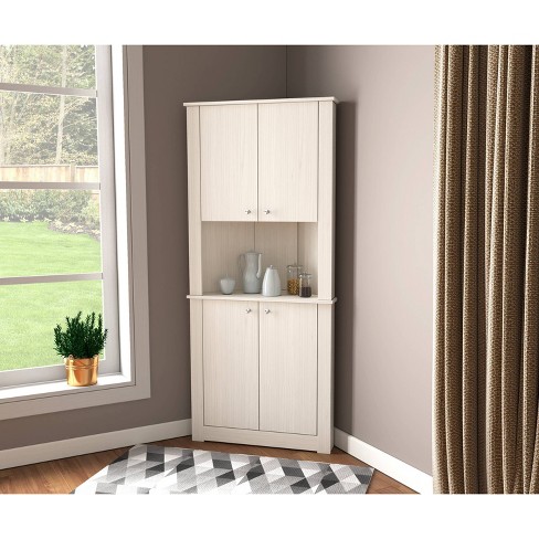 Tall wooden deals corner unit