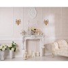 Elegant Lighting Rosalia 2 light French Gold Wall Sconce Clear Royal Cut Crystal - image 2 of 4