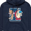 Men's - Ren & Stimpy - Ren and Stimpy Retro Nickelodeon Logo Graphic Fleece Pullover Hoodie - 2 of 4