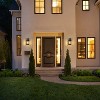 C Cattleya 2-Pack 12in. Oil Rubbed Bronze Motion Sensor & Dusk to Dawn Outdoor Wall Lantern with Water Ripple Glass - 4 of 4