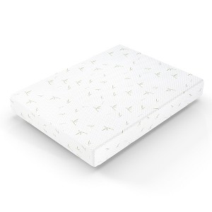 Resenkos Twin Size Memory Foam Mattress in a Box, 3" Gel Green Tea AeroFusion Memory Foam, 7" Flex Support Base Foam, Soft Touch, Dreamer 10", - 1 of 4