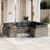 vidaXL Garden Sofa Set Grey - 2 of 4
