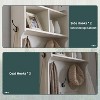 OKD 23″ Wide Hall Tree with 6 Shoe Cubbies & 5 Coat Hooks, Farmhouse Entryway Hutch with adjustable shelves - 4 of 4