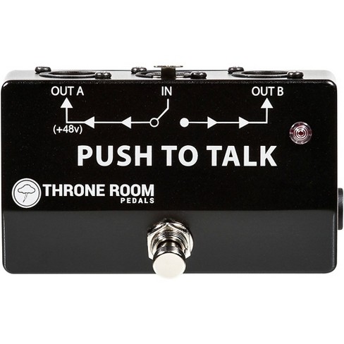 leven Brutaal Alaska Throne Room Pedals Push To Talk Box Momentary Xlr A/b Switcher : Target