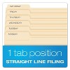 Pendaflex Essentials File Folders 1/3 Cut First Position Top Tab Letter Manila 100/Box 752131 - 3 of 4