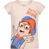 Blippi Girls 3 Pack Short Sleeve Shirts for Toddlers and Big Kids Multi-Color - Size 3T - 3 of 4