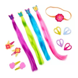 Our Generation Attached at the Clip Hair Play Style Accessory Set for 18" Dolls