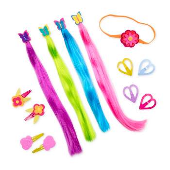 Our Generation Attached at the Clip Hair Play Style Accessory Set for 18" Dolls