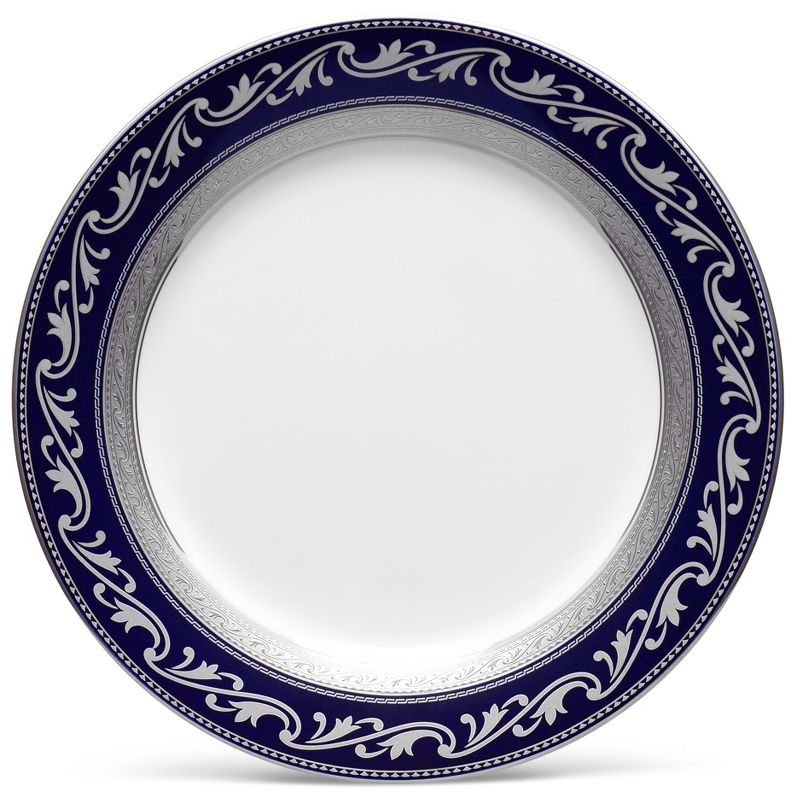 Noritake Crestwood Cobalt Platinum Set of 4 Accent/Luncheon Plates, 2 of 6