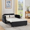 NicBex Modern Pull Out Sofa Bed Velvet Convertible Sleeper Sofa with USB Ports and 2 Pillows for Living Room - 4 of 4