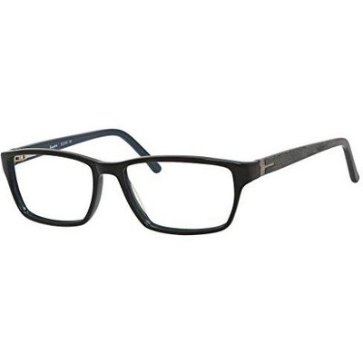 Esquire Designer Blue Light Rectangle Frame Eyeglasses EQ1501 in Black/Blue-55mm