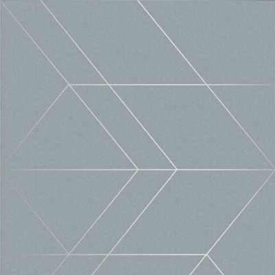 Balance Deep Sky Blue Geometric Paste The Wall Wallpaper : Target