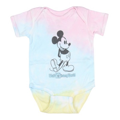 Seven Times Six Walt Disney World Baby Girl Mickey Mouse Tie-Dye Infant Onesie Bodysuit Multicoloured