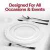Smarty Had A Party White Vintage Round Plastic Wedding Set - 30 Sets - 2 of 4
