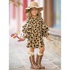 Spots In Style Animal Print Bell Sleeve Dress Mia Belle Girls - 4 of 4