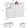 Jojoka Modern TV Stand with Built-in Charging Station - 3 of 4