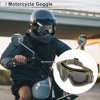 Unique Bargains Durable Universal Motorcycle Goggles Dimmable UV Protection TPU 1PC - 2 of 4