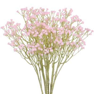 Unique Bargains Artificial Decoration Wedding Baby Breath Flowers 25.2" 6 Pcs