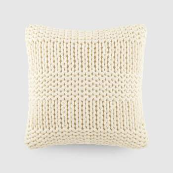 Cozy Chunky Knit Throw Pillow Cover And Pillow Insert - Becky Cameron