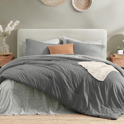 Der Rose BALHAM TRADE-Queen Comforter Set 7 Pieces Prewashed Bed in a Bag with Sheets Pillowcases Shams Ltalian Plum-7Piece-Queen 90”X90'' — фото 3