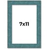 PosterPalooza | Photo Size Simple Blue Picture Frame - UV Acrylic, Foam Board Backing, Hanging Hardware - 2 of 4