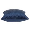 Parkland Collection,Milo Transitional Quilted Throw Pillow - 3 of 4
