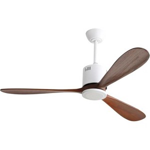 52 Inch Ceiling Fans No Light Modern Ceiling Fan With Remote Control - 1 of 1