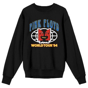 Pink Floyd Heads Men's Black Long Sleeve Sweatshirt - 1 of 3